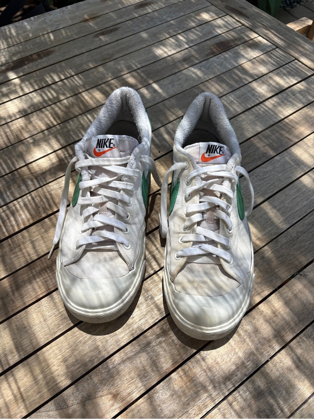 Men’s reissue Nike blazer all court low tops green Men’s size 12